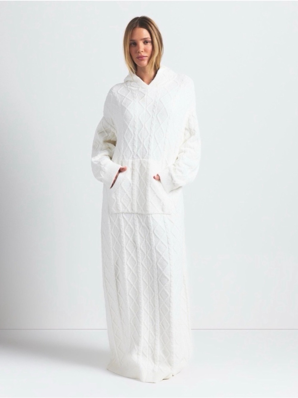 NWOT Skims Cable Knit Long Hoodie Dress Size 2X/3X Tall
